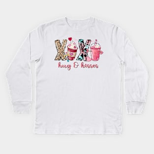 hug and kisses Kids Long Sleeve T-Shirt